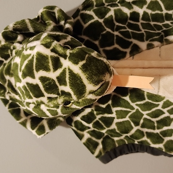 Snake Lizard Reptile Green Kids Halloween Onsie Hoodie Costume Size XL 7 - 8 - Picture 3 of 15